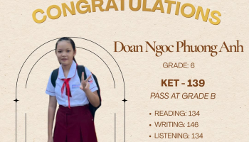 ✨Một cột mốc đáng tự hào trên hành trình học tập✨